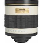 Bower 800MM F 8 Manual Focus T-mount Mirror Lens