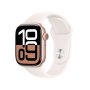 Apple Watch Series 10 46MM Rose Gold Aluminium Case With Light Blush Sport Band Gps