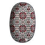 Crimson Noir Ceramic Oval Plate 23X15CM