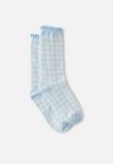 Cotton On Novelty Lounge Sock - Flossy Gingham Blue