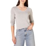 Amazon Essentials Women's Plus-size Plus Size Lightweight V-neck Sweater Sweater -light Grey Heather 6X