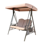 Outdoor 2-SEAT Hanging Hammock Chair With Roof