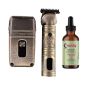 Vgr Titanium Blade Hair & Beard Trimmer Set + Noviq Hair Serum