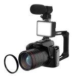 D5 Wifi Slr 4K Camera 4 In 1 Vlogging Set