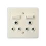 Crabtree 4X4 Double Socket