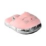 Feet Warmer Cat Pink & Silver