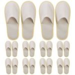 Disposable Slippers For GUESTS-10PCS Beige