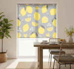 Tropical Lemon Dining Room Blind