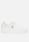 Polo Platform Leather Sneaker - White