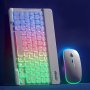 Ultra-slim Backlit Backlight Wireless Keyboard And Mouse For Ios Android Windows Phone/tablet Ipad English Keyboard And Mouse.