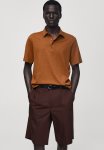 Polo Shirt Slub - Brown