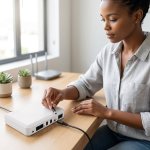 8800MAH Portable MINI Dc Ups With Multi-voltage & Poe
