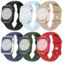 6 Pack Silicone Sport Bands Compatible With Apple Watch Band 38MM 40MM 41MM 42MM 44MM 45MM 46MM 49MM Women Men Soft Strap Waterproof Wristband For Iw