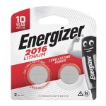 Energizer Battery Lithium Coin 3V 2016 2 Pack Livestainable