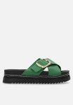 Madison Janiel Slide - Green white