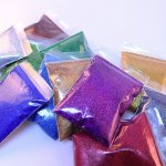 10G PACK Holographic Glitter For Diy Resin Fillers Epoxy Resin Filling Laser Golden Silver Powder Sequins For Silicone Mold Tumb