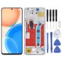 Original Lcd Screen For Honor X8 Digitizer Full Assembly With Frame Silver