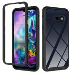For LG V50S Thinq 5G G8X Thinq Starry Sky Solid Color Series Shockproof PC + Tpu Protective Case Black
