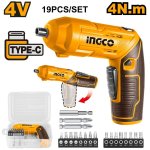 Ingco - Lithium-ion Cordless Screwdriver - 4V