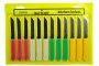 Knives Kitchen Serrated Plastic Handle 12 Piece