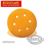 Goldair Gold Disc 50 Pieces 40 Grit 150MM X 6+1 Holes Hook And Loop