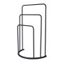 3 Bar Black Metal Towel Rack