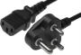Standard Single Head Power Cable 1.5M - Standard Computer Power Cable With 3-PRONG Plug On One End And Kettle Plug Connection On The
