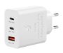 3 Port - 65W Fast Charger With Type-c Cable