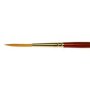Pointed Rigger Or Lining Brush In Synthetic Hair. Short Red Handle No 6