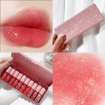 10 Pcs Shimmer MINI Lip Gloss Kit - Moisturizing Liquid Lipsticks With Mirror And Waterproof Finish - Perfect Birthday Gift For