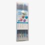 Sai - Colouring Brush Pen - Set Of 5 Elegent Colours