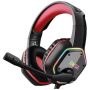 E1000-7.1 Surround Sound Gaming Headset With Moving Rgb Lighting-red