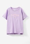 Cotton On Poppy Short Sleeve Print Tee - Lilac Drop fruit