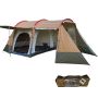 Family Tents Outdoor Overnight Tent Camping Tent - 2 Rooms Quick Setup
