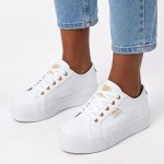 FILA Alessia Mm Platform Sneaker - Gold white - 8