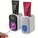 Luxury Automatic Toothpaste Dispenser - Wall-mounted No-drill Installation Portable Bathroom Accessory