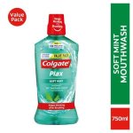 Colgate Plax Mouth Rinse Soft Mint 750ML