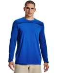 Men's Ua Seamless Long Sleeve - Blue Circuit Sm
