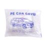 Disposable Car Cover 3.8X6.5M Clear Plastic Car Covers Anti Dust Rain