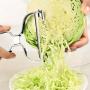 Stainless Steel Multi-functional Kitchen Gadget - Large Cabbage Grater & Peeler Wide Mouth Vegetable Slicer For Home And Restaurant Use