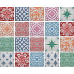 Arabesque Wall Tile Sticker - 15CM L X 15CM H