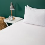 Soft Touch Essentials Fitted Sheet White - King Xld 182X203X35CM