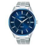 LORUS Sports Men's Quartz Watch Stainless Steel Dark Blue Sunray Dial