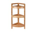 Bathroom Corner Rack Bamboo 23X61CM