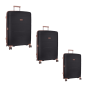 Cellini Monte Carlo Hard 3 Piece Black