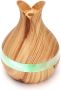 7 Colour LED Ultrasonic Humidifier 300ML Simulated Fireplace Flame