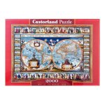 2000 Pce Castorland Map Of The World 1639