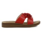 Pierre Cardin Flower Slip On - Red - 8