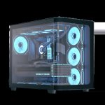 Aerocool P500C Mid Tower Atx Case 4X 120MM Argb Fans Argb Control Hub – New