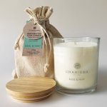 Charisma Wooden Top Soya Candle Basil & Mint 250G